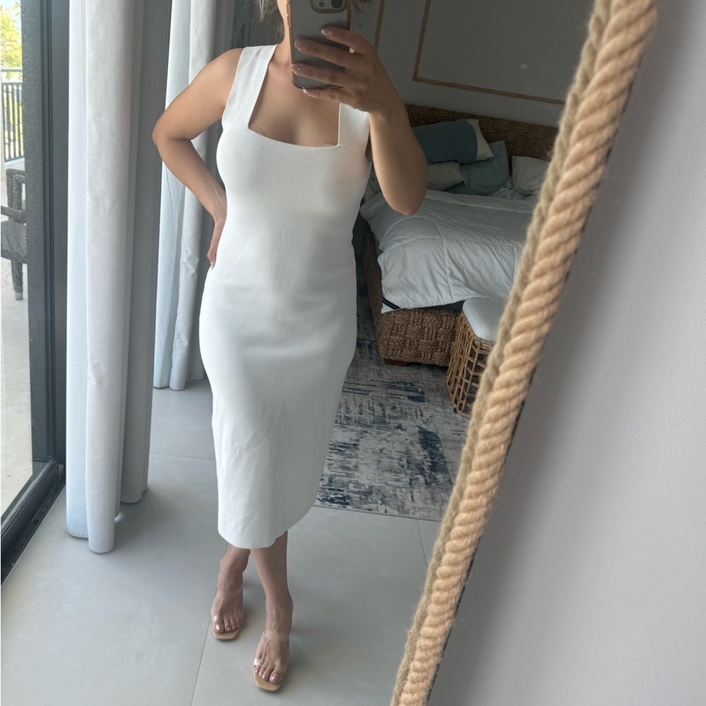 Revolve 525 white tank dress